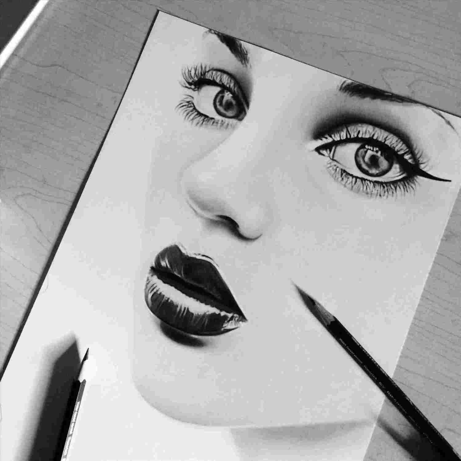 1500x1500 And Rhcom Tumblr Eye Pencildrawing Realistic Dibujo - Eye Drawing Tumblr