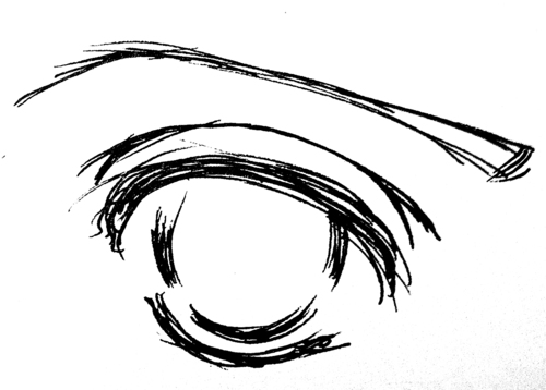 500x358 Anime Eyes Drawing Tumblr Anime Collection - Eye Drawing Tumblr