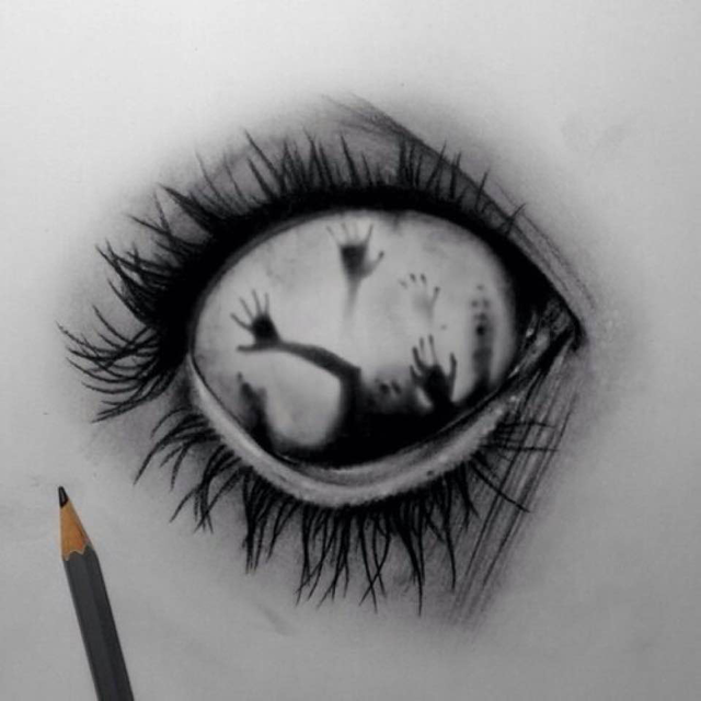 640x640 Crying Eye Drawing Tumblr - Eye Drawing Tumblr