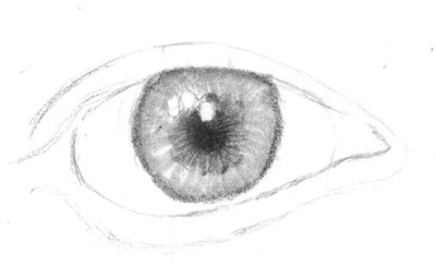 400x255 Drawing The Human Eye - Eye Drawing Tutorial