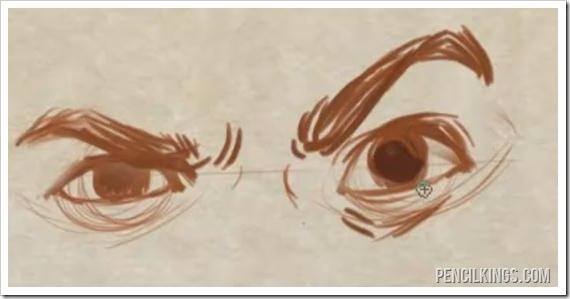 570x299 drawing eye expressions in easy steps - Eye Expressions Drawing