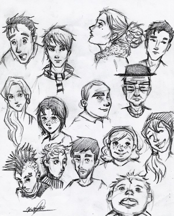 600x746 handy facial expression drawing charts for practice - Eye Expressions Drawing