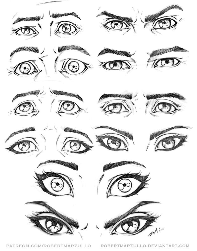 792x1009 Drawing Faces Drawings, Drawing - Eye Expressions Drawing
