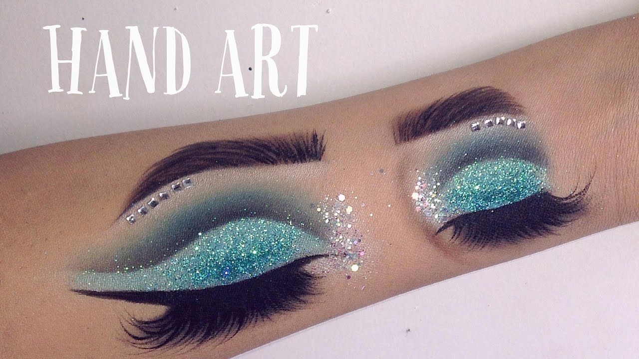 1280x720 Hand Art Makeup Speed Drawing - Eye Makeup Drawing