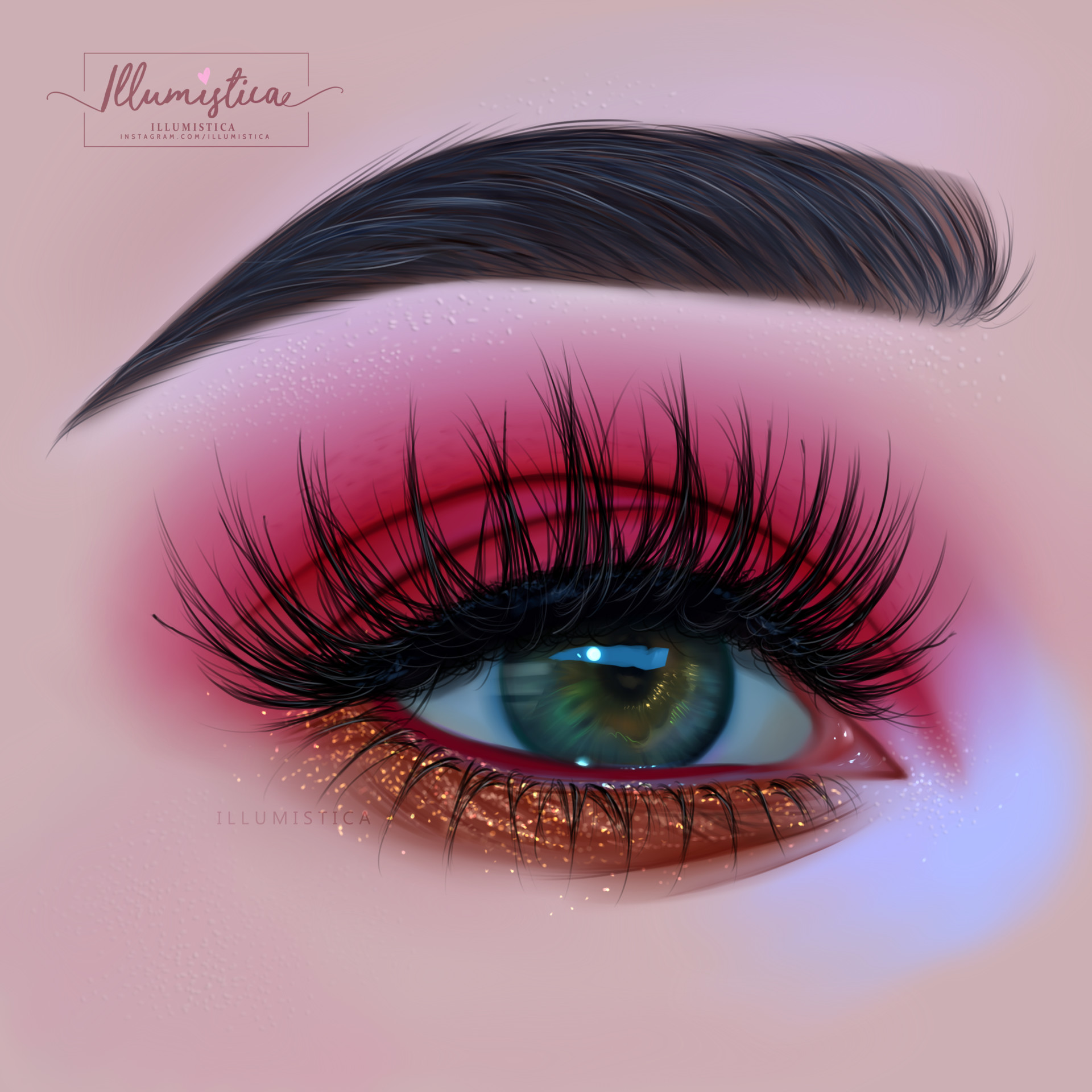 Eye Makeup Drawing at PaintingValley.com | Explore collection of Eye ...