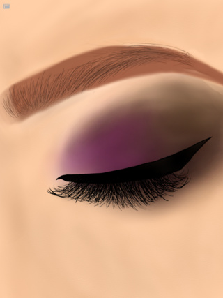320x427 Eyemakeup Drawings On Paigeeworld Pictures Of Eyemakeup - Eye Makeup Drawing