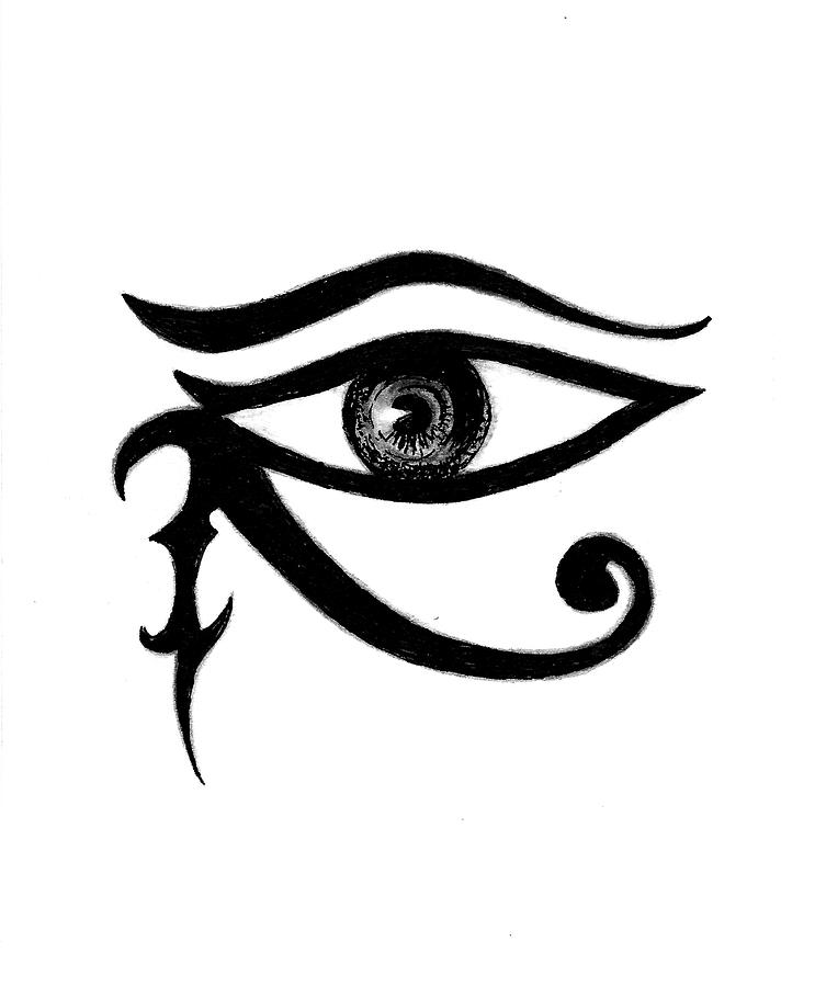 Eye Of Horus Drawing at PaintingValley.com | Explore collection of Eye ...