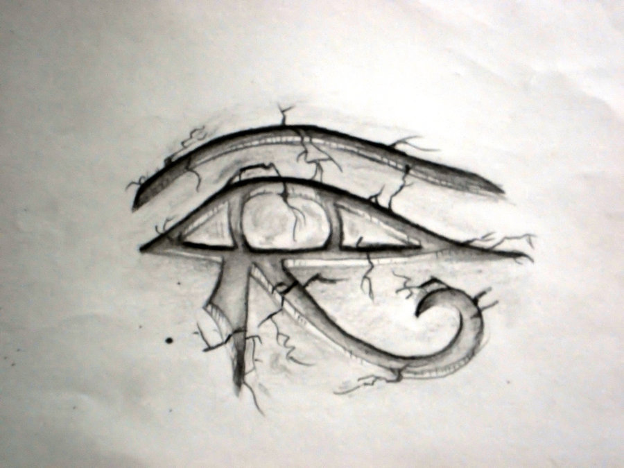 900x675 horus eye tattoo design - Eye Of Horus Drawing