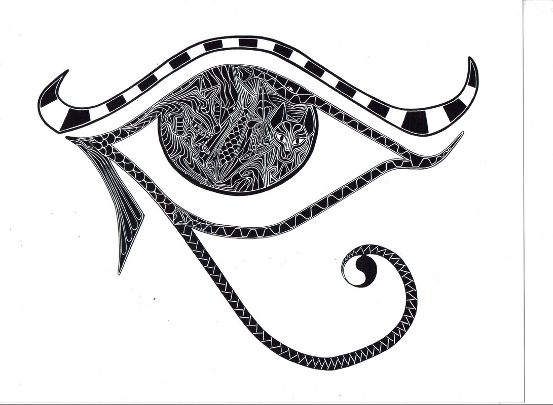 1091x800 eye of ra horus - Eye Of Horus Drawing
