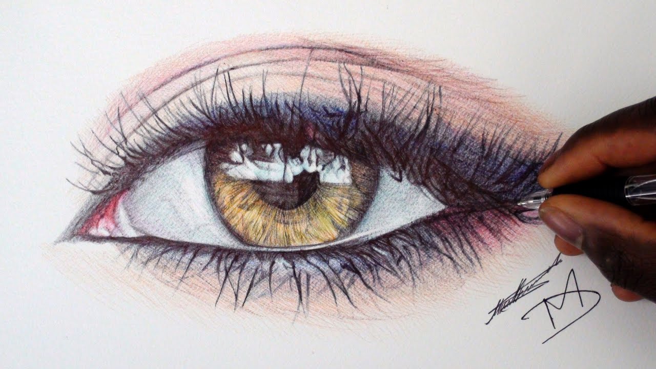 Eye Pen Drawing at Explore collection of Eye Pen