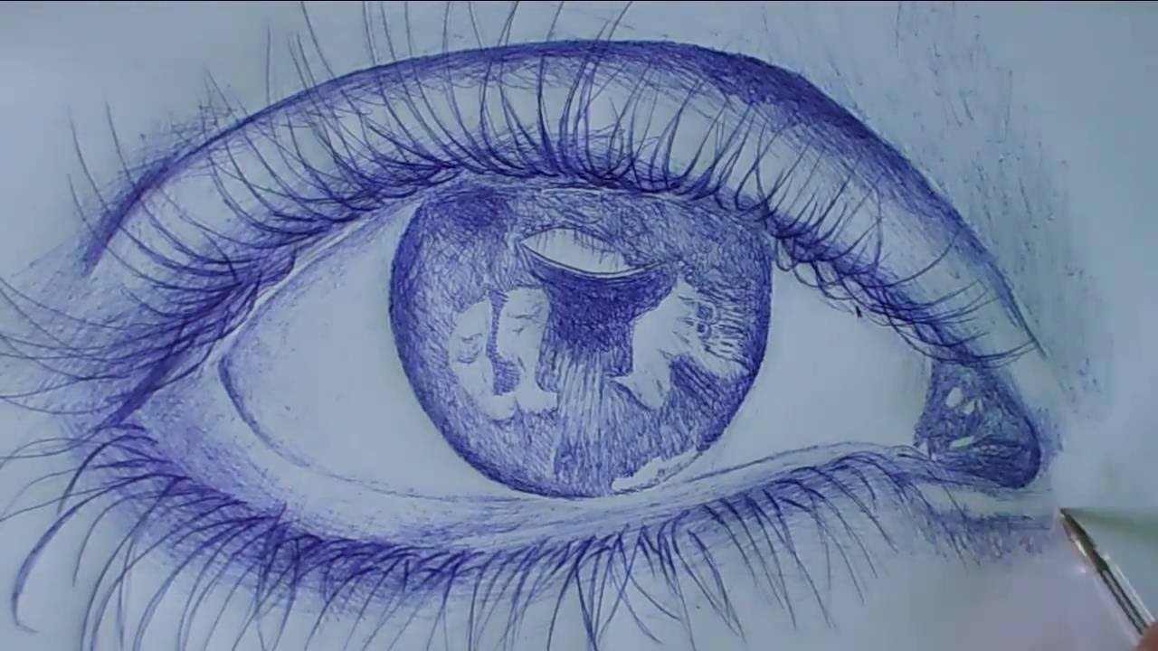 Eye Pen Drawing at Explore collection of Eye Pen