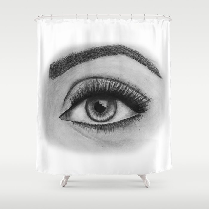 700x700 Black And White - Eye Pen Drawing