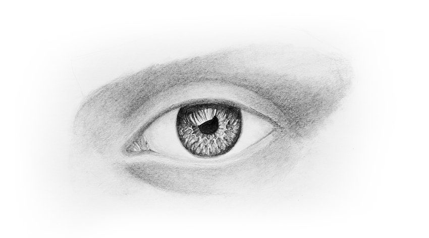 850x472 How To Draw A Realistic Eye - Eye Pencil Drawing
