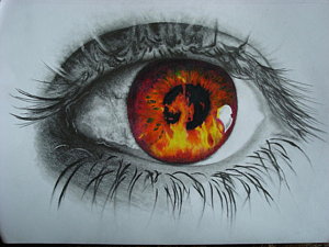 300x225 eye reflection drawings fine art america - Eye Reflection Drawing