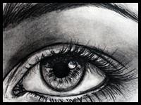 200x149 How To Draw Eyes How To Draw The Face Drawing Tutorials Drawing - Eye Reflection Drawing