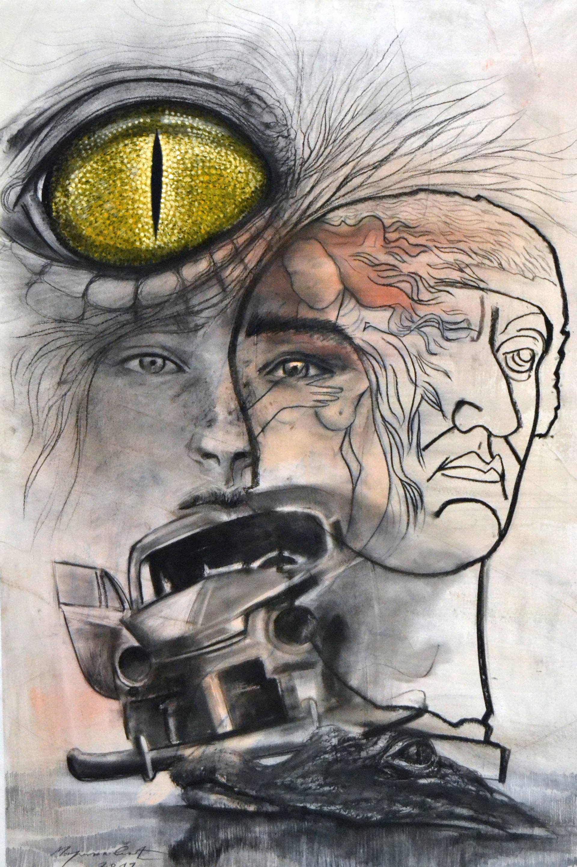 1920x2881 Crocodile Eye Drawing - Eye Reflection Drawing