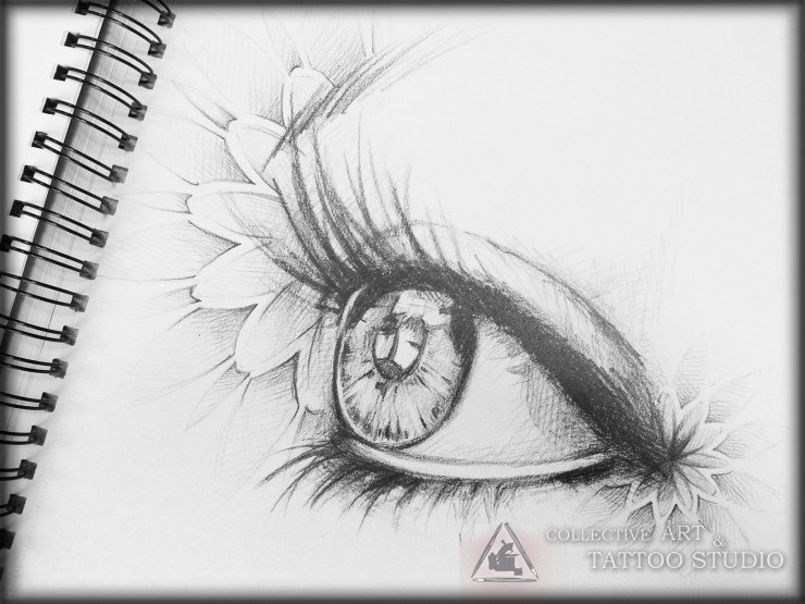 740x555 Eyes Tattoo Beautiful Image Drawing Drawing Skill - Eye Tattoo Drawing
