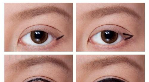 500x275 Eyeliner Design For Small Eyes Makeup Mania - Eye With Eyeliner Drawing