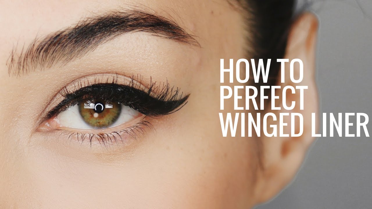 1280x720 how to perfect winged eyeliner steps for perfect cat eye - Eye With Eyeliner Drawing