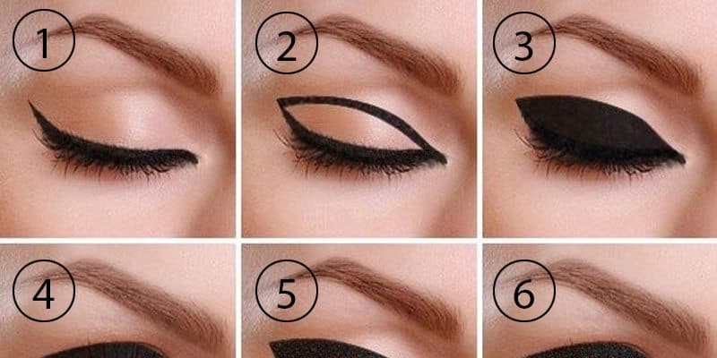 800x400 master the art of drawing thick cat eye eyeliner trend crown - Eye With Eyeliner Drawing