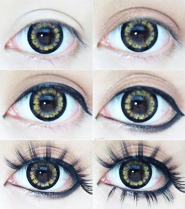 640x721 useful! how to draw perfect eye liners - Eye With Eyeliner Drawing