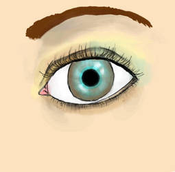 255x250 eyeball drawing - Eyeball Drawing