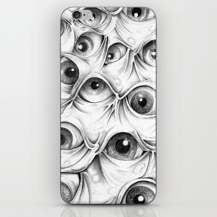 700x700 trippy abstract eyeball drawing iphone skin - Eyeball Drawing