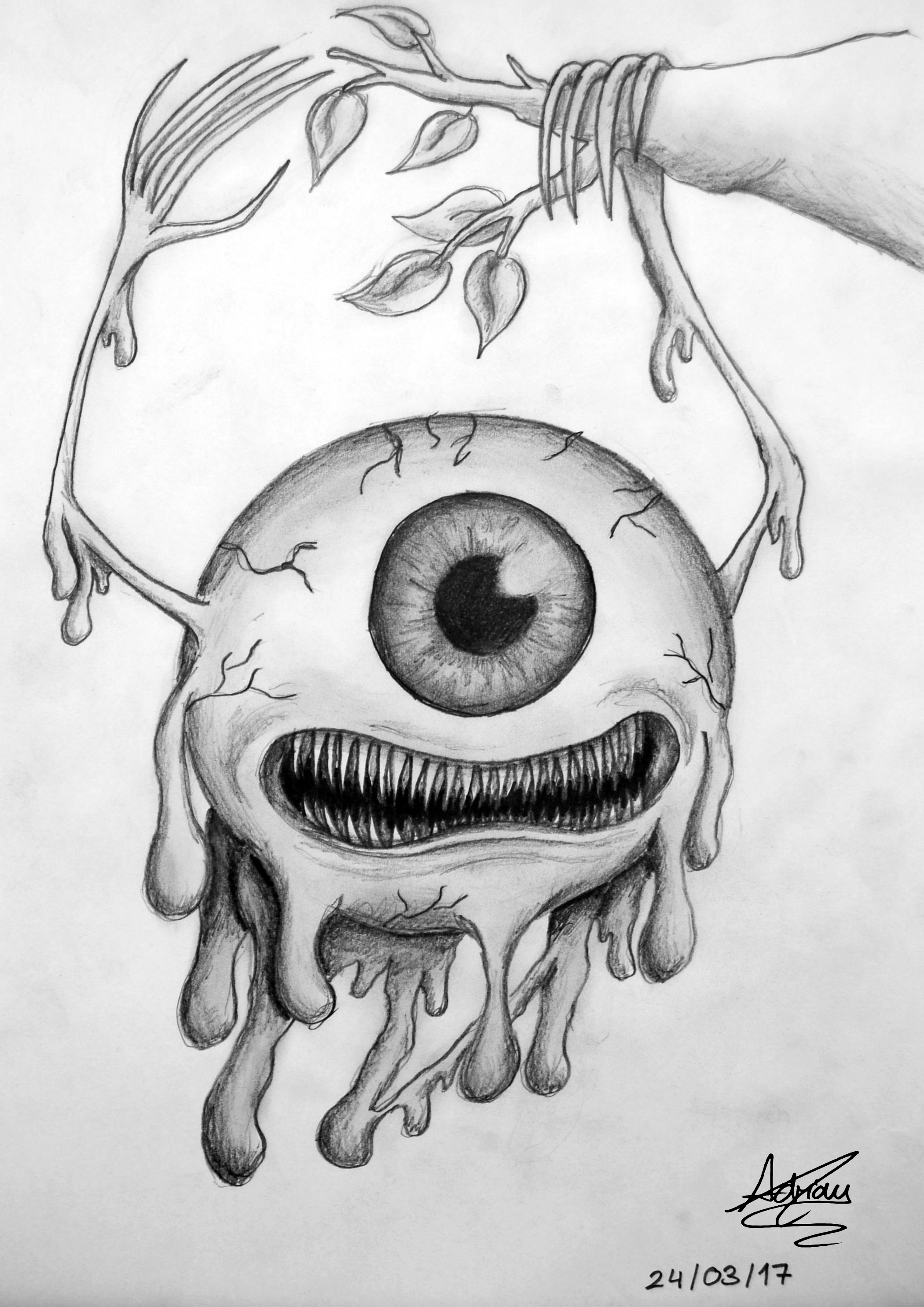 Eyeball Drawing at PaintingValley.com | Explore collection of Eyeball