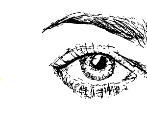 300x250 eyeball drawing - Eyeball Drawing Images