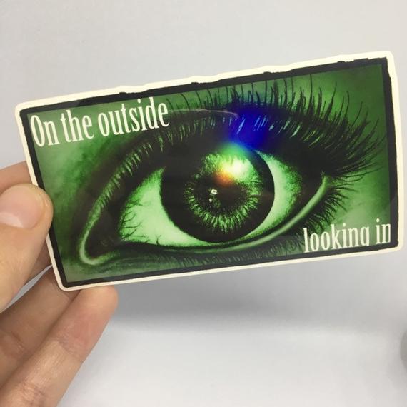 570x570 eyeball drawing quote sticker etsy - Eyeball Drawing Images