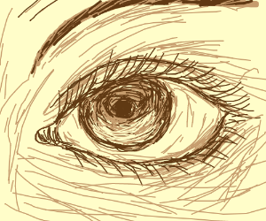 300x250 confused eyeball drawing - Eyeball Drawing Images