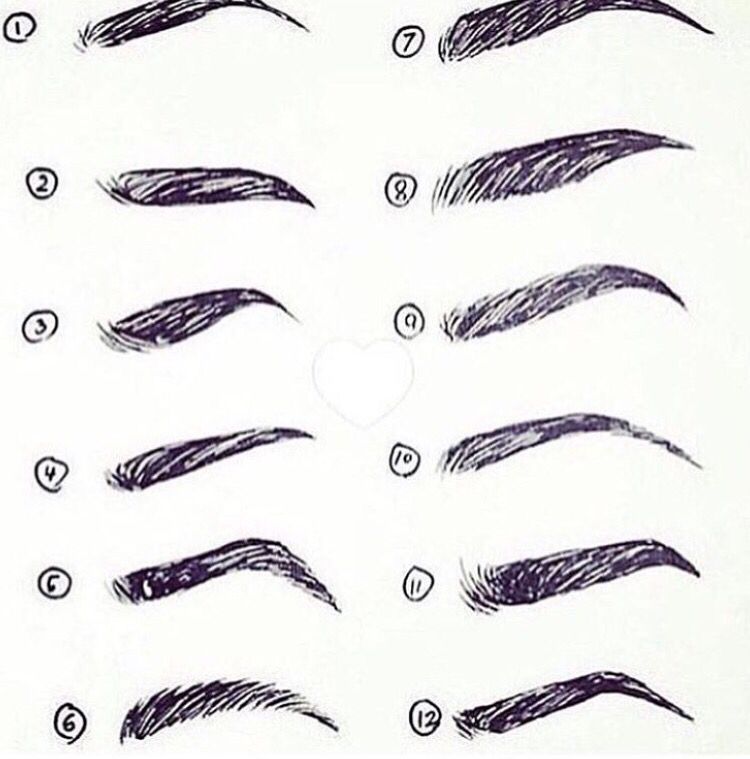 750x759 different shapes of eyebrows eyebrows art, drawings, art drawings - Eyebrow Drawing