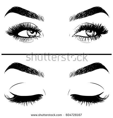 450x470 image result for drunk eyes cartoon sketches in closed - Eyebrows And Eyelashes Drawing