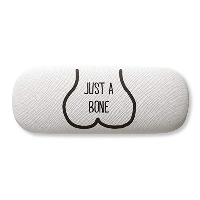 679x679 just bone funny drawing glasses case eyeglasses clam shell holder - Eyeglasses Drawing