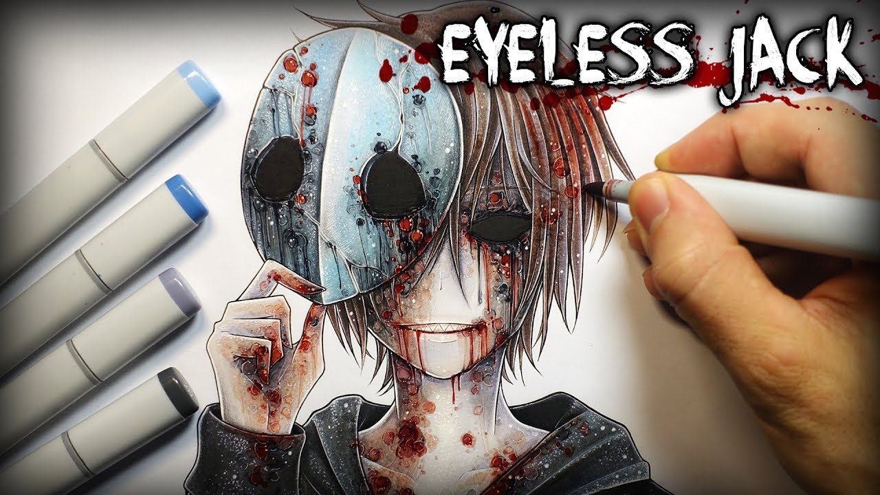 1280x720 how eyeless jack came to be - Eyeless Jack Drawing