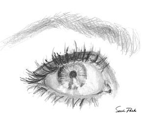 300x246 eyelid drawings fine art america - Eyelid Drawing