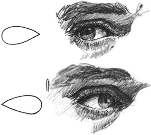 300x268 drawing eyes and eye movements - Eyelid Drawing