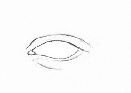 420x300 eye lineal drawing - Eyelid Drawing