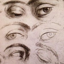 225x226 All About Drawing Faces How To Draw A Nose, Lips Eyes - Eyes And Lips Drawing