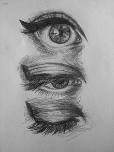 236x314 Eyes Looking Down Solution Is To Draw Pupil And Iris In An Oblong - Eyes Looking Down Drawing