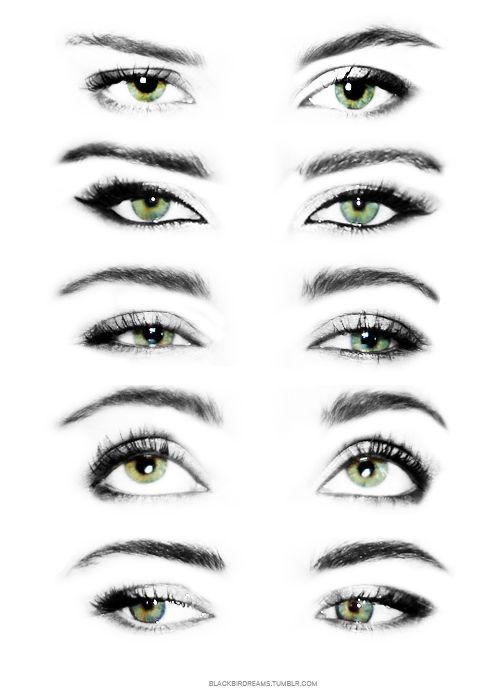 500x688 Drawing Eyes Looking Up - Eyes Looking Up Drawing