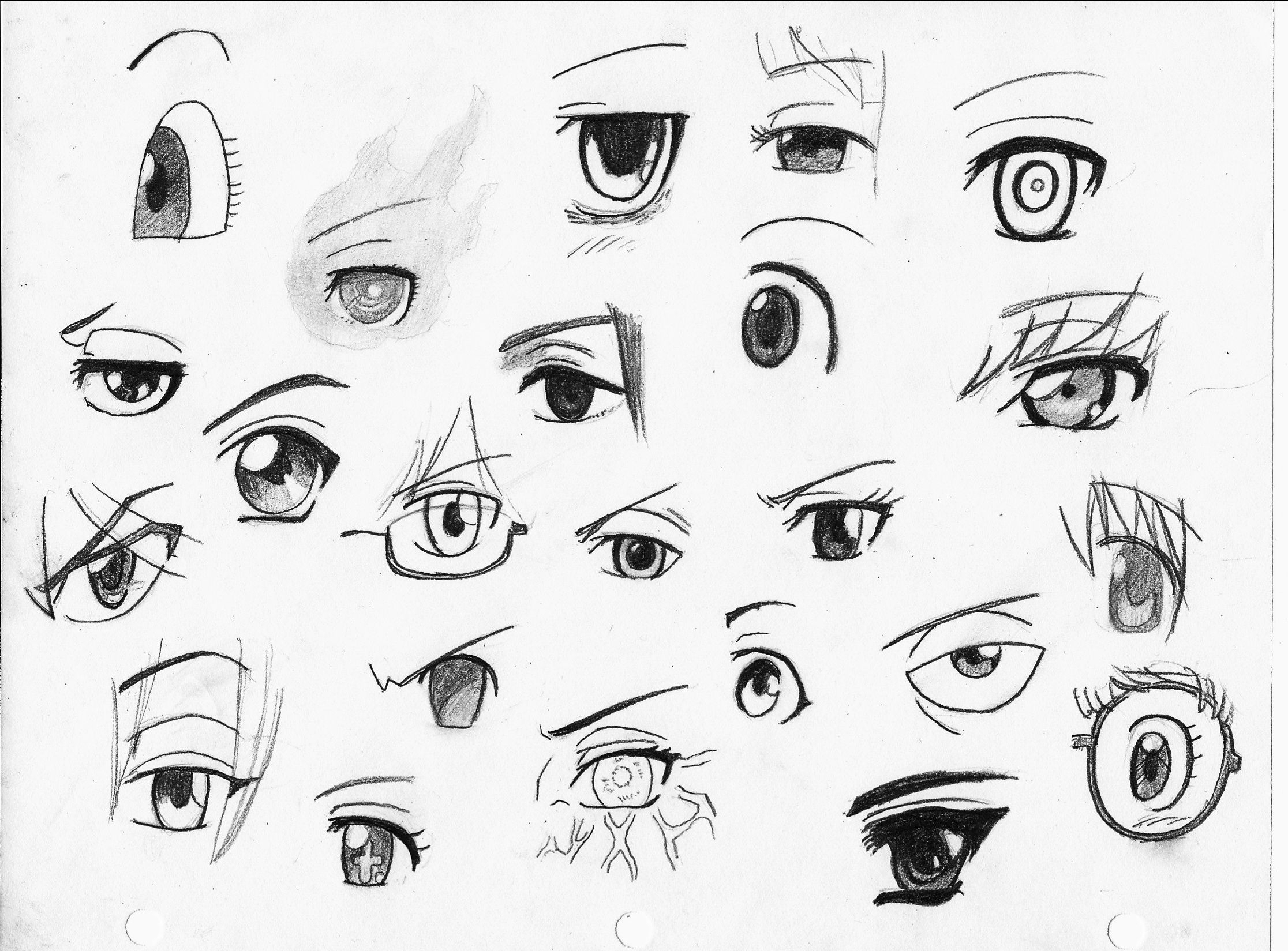 Eyes With Glasses Drawing at PaintingValley.com | Explore collection of