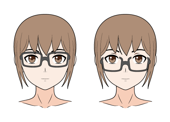 560x400 How To Draw Anime Manga Glasses - Eyes With Glasses Drawing