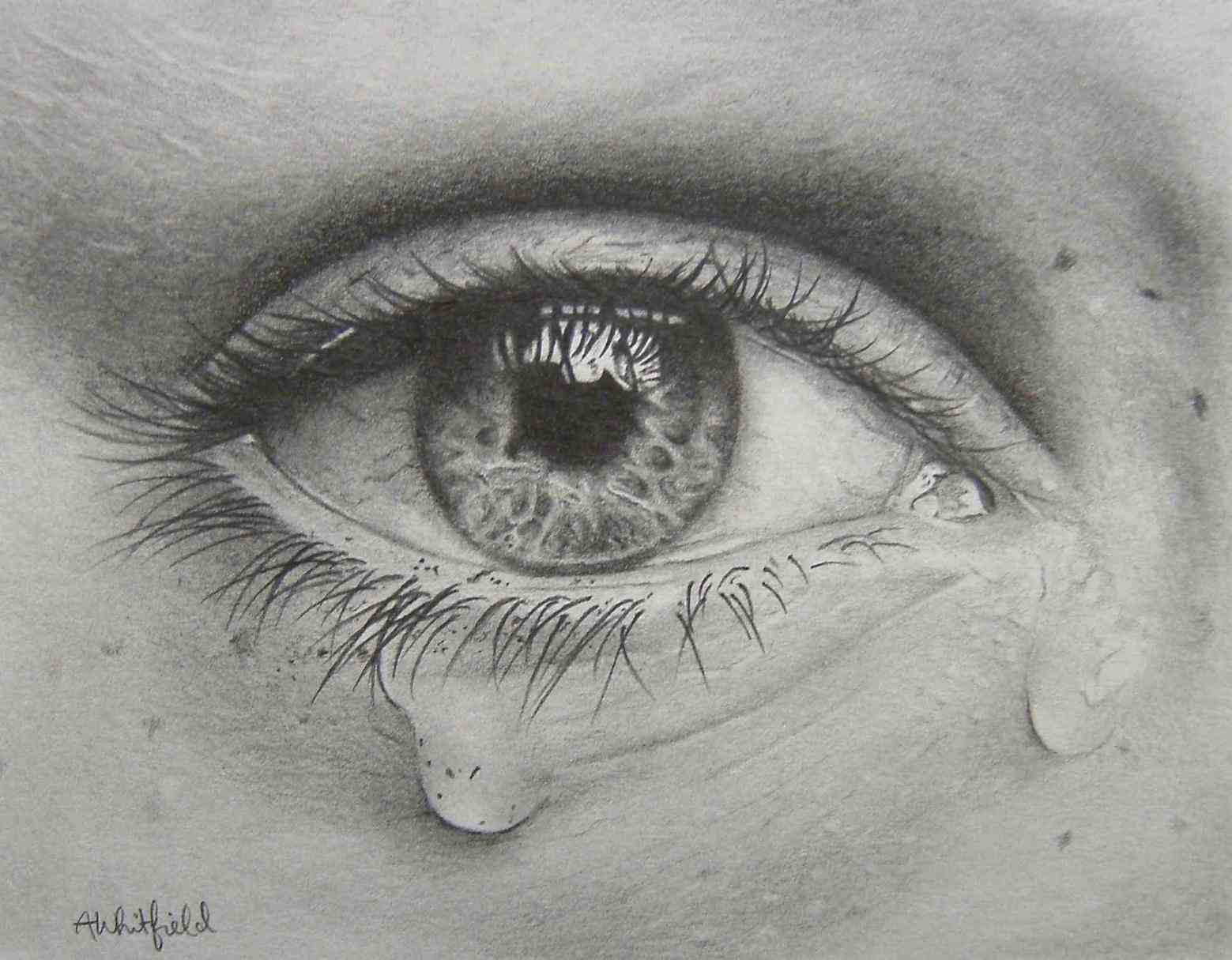 Eyes With Tears Drawing at Explore collection of