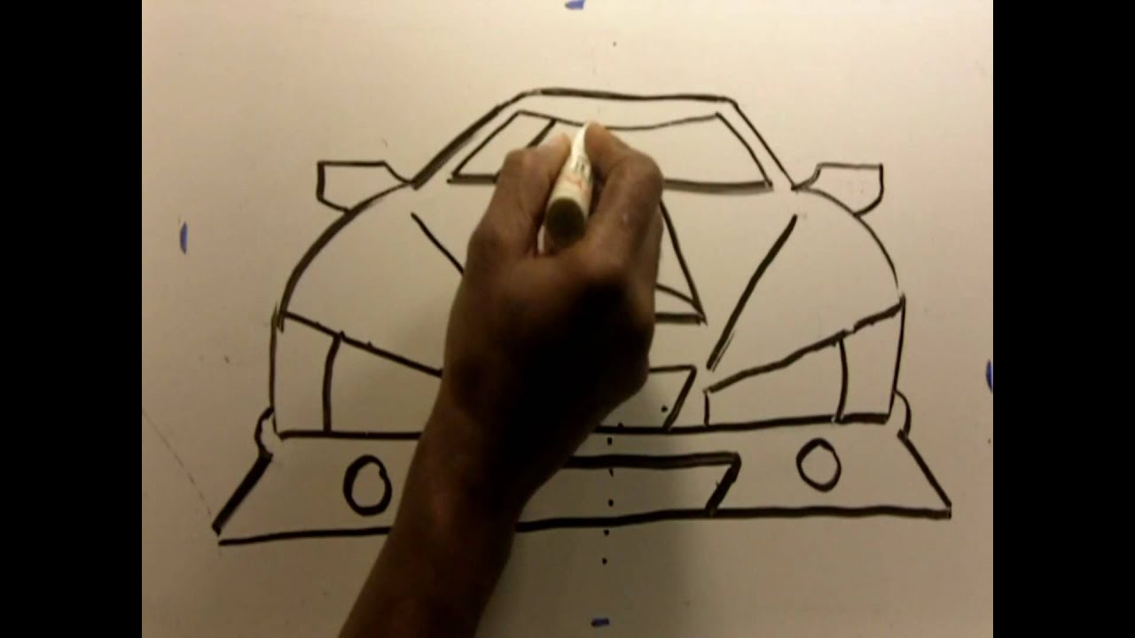 1280x720 How To Draw Cartoon Custom Car - Ez Drawing
