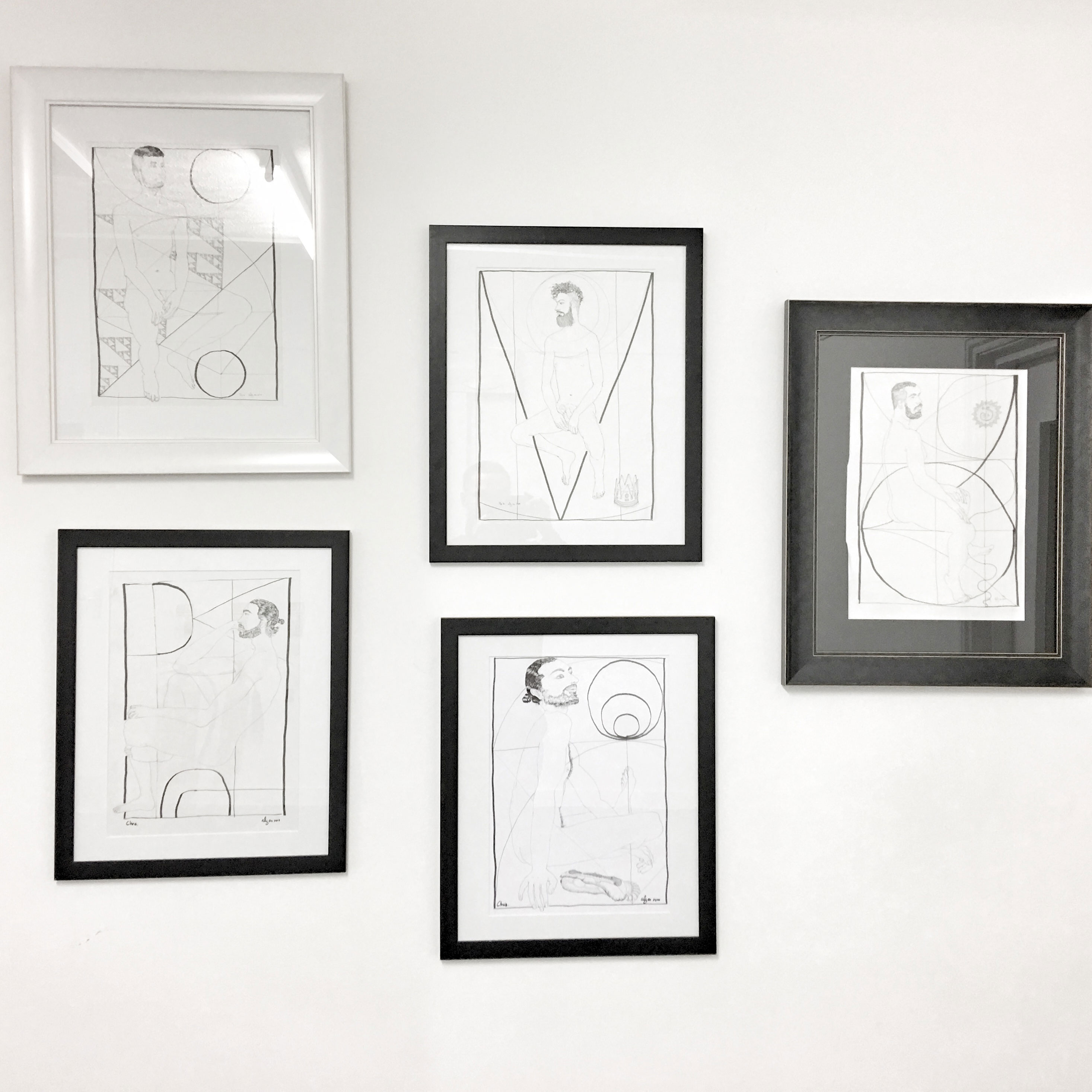 2933x2933 Life Drawing Alejez Contemporary Print Art Brighton Uk - Ez Drawing