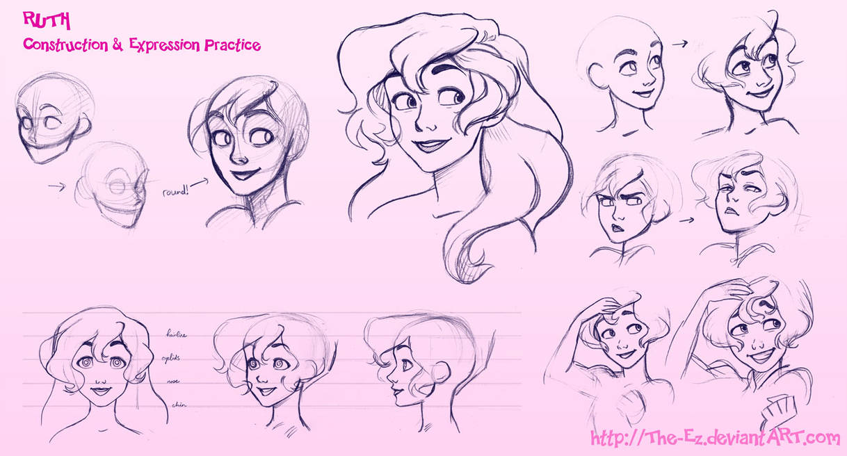 1218x656 ruth ezpressions practice - Ez Drawing
