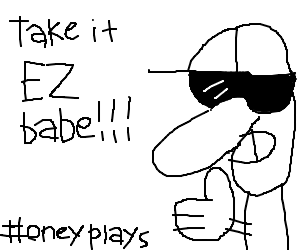 300x250 take it ez babe !!! drawing - Ez Drawing