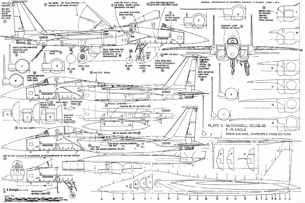 1053x700 F Fighter Jet Military Airplane Eagle Plane - F 15 Drawing