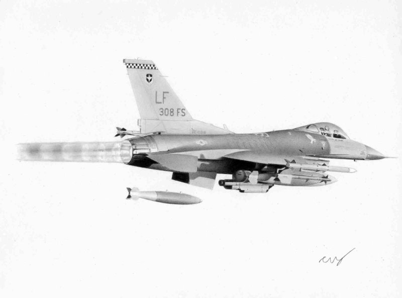 F 16 Sketch at PaintingValley.com | Explore collection of F 16 Sketch